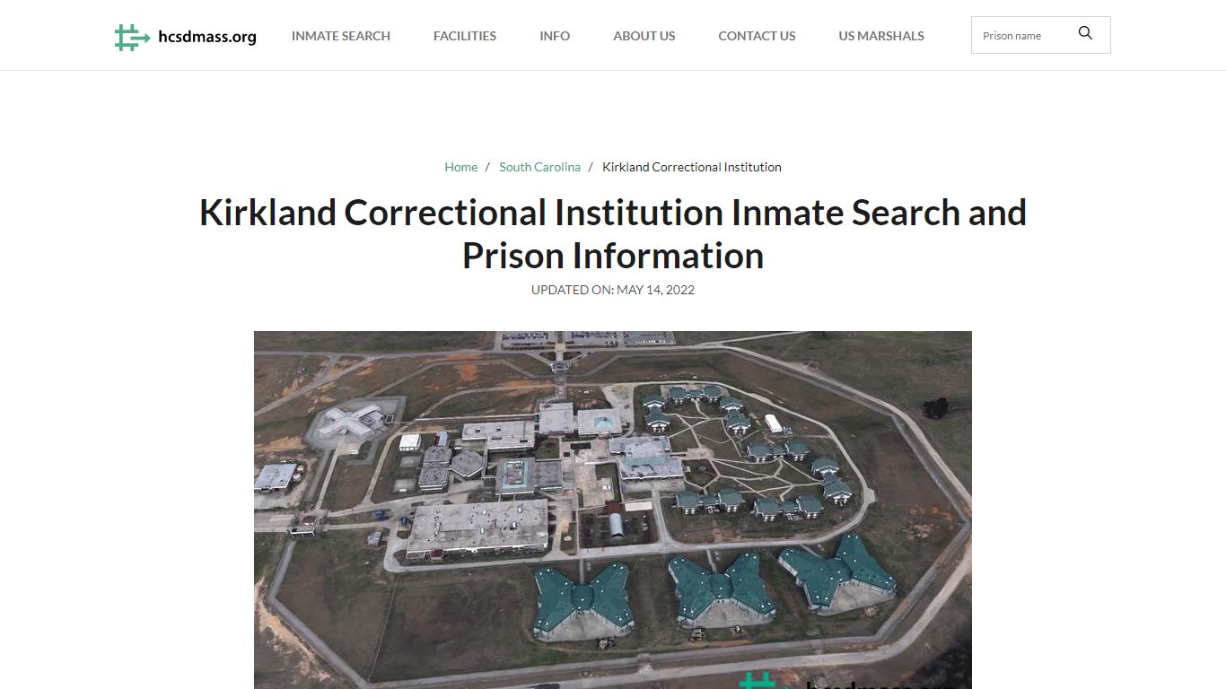 Kirkland Correctional Institution Inmate Search ...